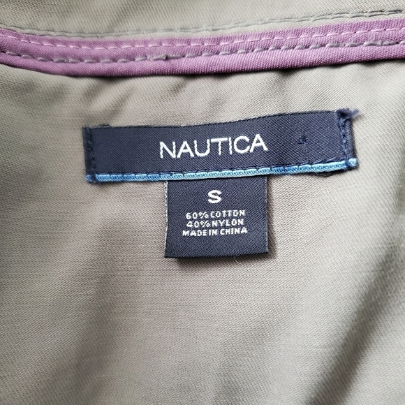 Nautica Gray Short Trench Coat - Picture 4 of 5